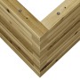Jardinera de madera de pino impregnada 90x60x45,5 cm