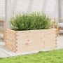 Jardinera de madera maciza de pino 110x60x45,5 cm