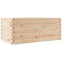 Jardinera de madera maciza de pino 110x60x45,5 cm
