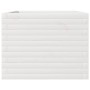 Jardinera de madera maciza de pino blanco 110x60x45,5 cm