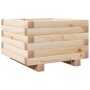 Jardinera de madera maciza de pino 40x40x26,5 cm en Maceteros y jardineras | Comprar online en Foro24