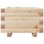 Jardinera de madera maciza de pino 40x40x26,5 cm en Maceteros y jardineras | Comprar online en Foro24