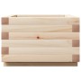 Jardinera de madera maciza de pino 40x40x26,5 cm en Maceteros y jardineras | Comprar online en Foro24