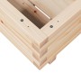Jardinera de madera maciza de pino 40x40x26,5 cm en Maceteros y jardineras | Comprar online en Foro24