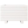 Jardinera de madera maciza de pino blanco 40x40x26,5 cm en Maceteros y jardineras | Comprar online en Foro24