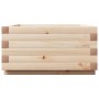 Jardinera de madera maciza de pino 50x50x26,5 cm
