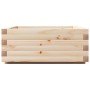 Jardinera de madera maciza de pino 60x60x26,5 cm en Maceteros y jardineras | Comprar online en Foro24