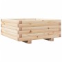 Jardinera de madera maciza de pino 60x60x26,5 cm en Maceteros y jardineras | Comprar online en Foro24