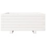 Jardinera de madera maciza de pino blanco 60x60x26,5 cm