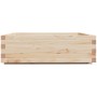 Jardinera de madera maciza de pino 80x80x26,5 cm en Maceteros y jardineras | Comprar online en Foro24