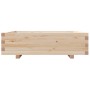 Jardinera de madera maciza de pino 90x90x26,5 cm