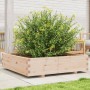 Jardinera madera maciza de pino 100x100x26,5 cm