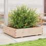 Jardinera madera maciza de pino 100x100x26,5 cm