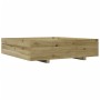 Jardinera de madera de pino impregnada 100x100x26,5 cm en Maceteros y jardineras | Comprar online en Foro24