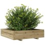 Jardinera de madera de pino impregnada 100x100x26,5 cm en Maceteros y jardineras | Comprar online en Foro24