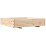 Jardinera de madera maciza de pino 110x110x26,5 cm