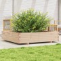 Jardinera de madera maciza de pino 110x110x26,5 cm