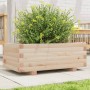 Jardinera de madera maciza de pino 70x40x26,5 cm en Maceteros y jardineras | Comprar online en Foro24