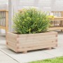 Jardinera de madera maciza de pino 70x40x26,5 cm en Maceteros y jardineras | Comprar online en Foro24
