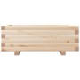 Jardinera de madera maciza de pino 70x40x26,5 cm en Maceteros y jardineras | Comprar online en Foro24