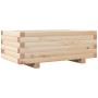 Jardinera de madera maciza de pino 70x40x26,5 cm en Maceteros y jardineras | Comprar online en Foro24