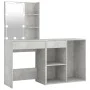 Dressing table with LED and concrete gray plywood cabinet by vidaXL, Bedroom Dressers - Ref: Foro24-3082021, Price: 139,26 €,...