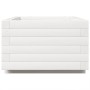 Jardinera de madera maciza de pino blanco 70x40x26,5 cm