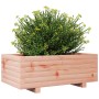 Jardinera de madera maciza Douglas 70x40x26,5 cm