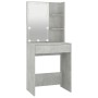 Dresser with LED lights and 2 gray concrete plywood cabinets by vidaXL, Bedroom Dressers - Ref: Foro24-3082030, Price: 191,48...