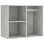 Dresser with LED lights and 2 gray concrete plywood cabinets by vidaXL, Bedroom Dressers - Ref: Foro24-3082030, Price: 191,48...