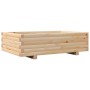 Jardinera de madera maciza de pino 90x60x26,5 cm