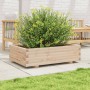 Jardinera de madera maciza de pino 90x60x26,5 cm
