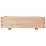 Jardinera de madera maciza de pino 90x60x26,5 cm
