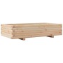 Jardinera de madera maciza de pino 110x60x26,5 cm en Maceteros y jardineras | Comprar online en Foro24