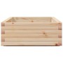 Jardinera de madera maciza de pino 110x60x26,5 cm en Maceteros y jardineras | Comprar online en Foro24