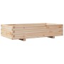 Jardinera de madera maciza de pino 110x60x26,5 cm en Maceteros y jardineras | Comprar online en Foro24