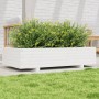 Jardinera de madera maciza de pino blanco 110x60x26,5 cm