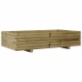 Jardinera de madera de pino impregnada 110x60x26,5 cm