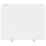 Jardinera madera maciza de pino blanco 60x60x49,5 cm