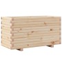 Jardinera madera maciza de pino 90x40x49,5 cm
