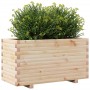 Jardinera madera maciza de pino 90x40x49,5 cm