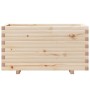 Jardinera madera maciza de pino 90x40x49,5 cm