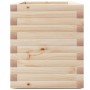 Jardinera madera maciza de pino 90x40x49,5 cm