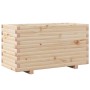 Jardinera madera maciza de pino 90x40x49,5 cm