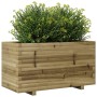 Jardinera madera de pino impregnada 90x40x49,5 cm