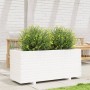 Jardinera madera maciza de pino blanco 110x40x49,5 cm