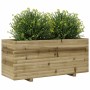 Jardinera madera de pino impregnada 110x40x49,5 cm