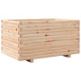 Jardinera madera maciza de pino 90x60x49,5 cm