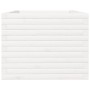 Jardinera madera maciza de pino blanco 90x60x49,5 cm
