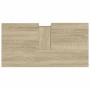 Armario de baño madera contrachapada roble Sonoma 65x33x60 cm